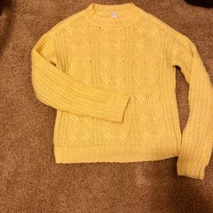 Yellow sweater